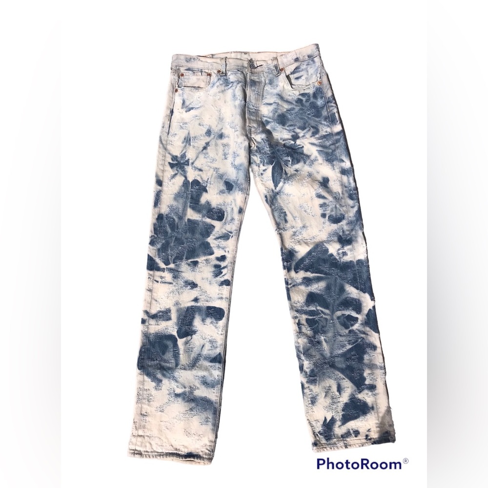Fuck you studios Levi’s 501 bleached color Baggy